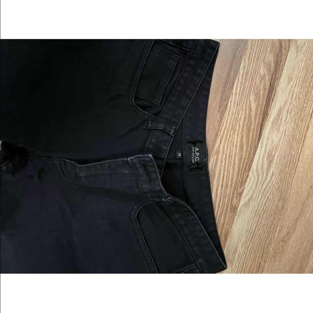 APC Jean Moulin Jeans Size 29 black denim